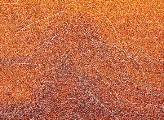 Colour enhanced detail of the sand-scape