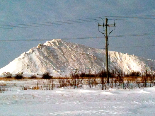iPhone shot of the south face of Mount Winnipeg