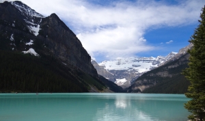 I never tire of the emerald green colour of the lakes in the Rockies